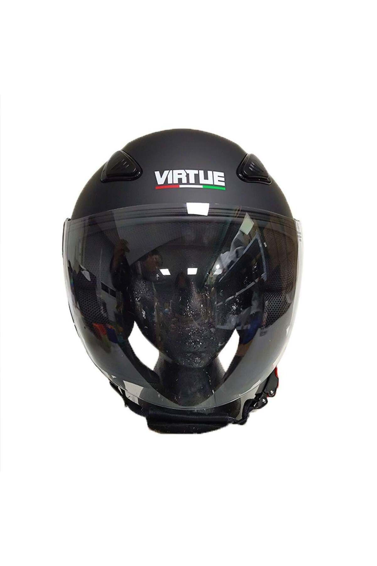 Kask VIRTUE AÇIK KASK MAT SİYAH