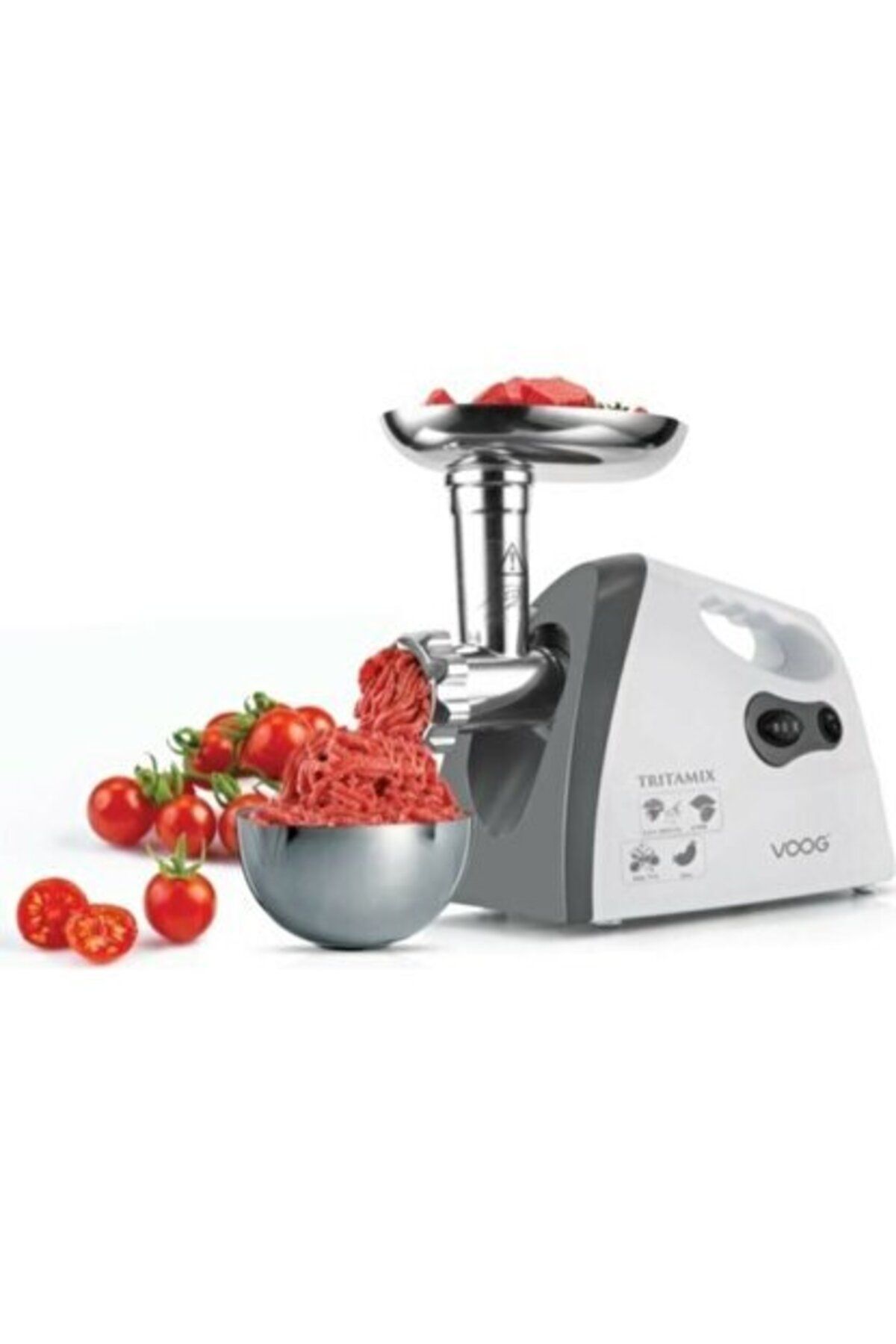 Emperium HARLEM GURME H-020-022 BEYAZ ELEKTRİKLİ ET KIYMA MAKİNESİ 2200W (5122)