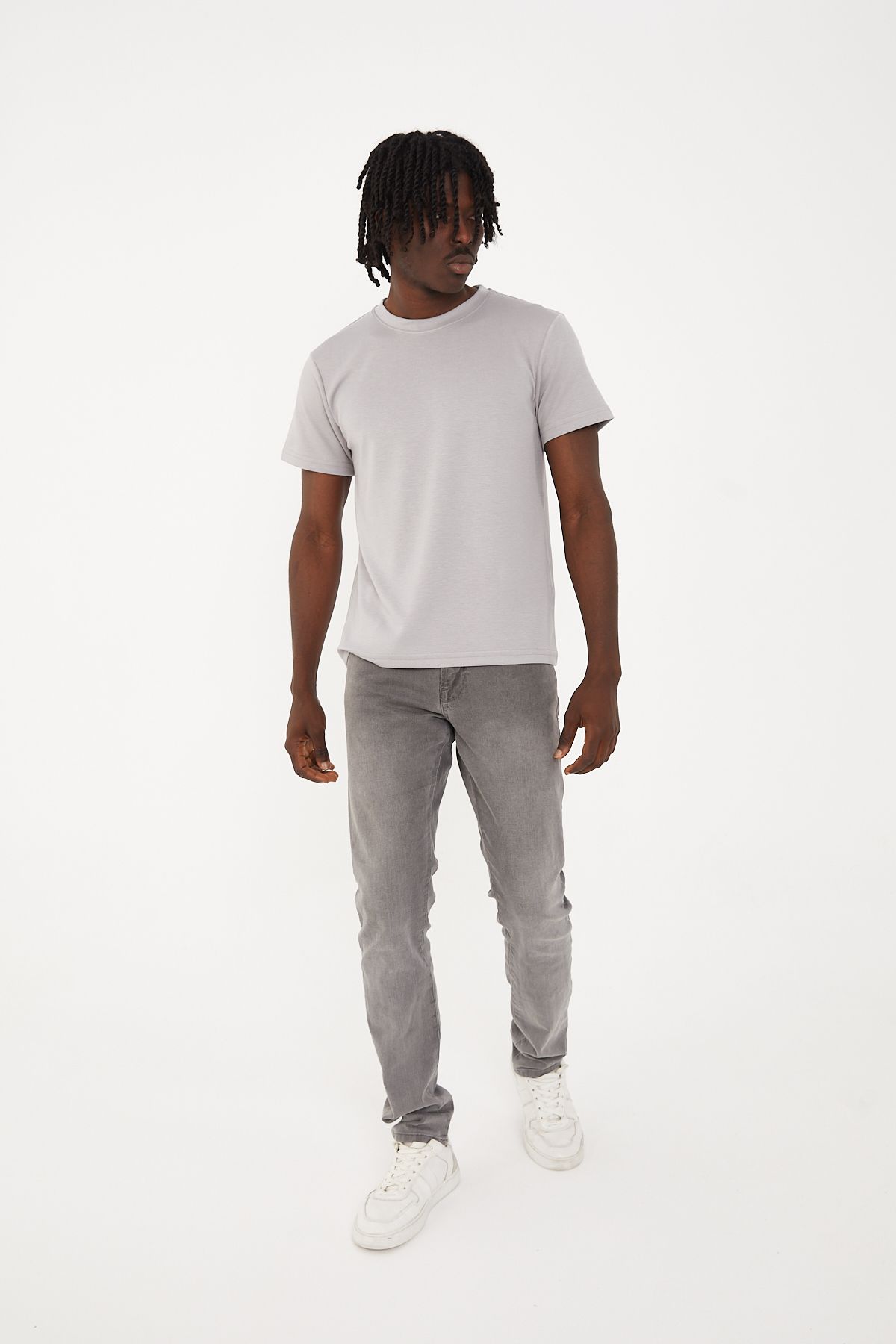 Pavotti Erkek T-shirt Modal Kumaş Regular Kesim