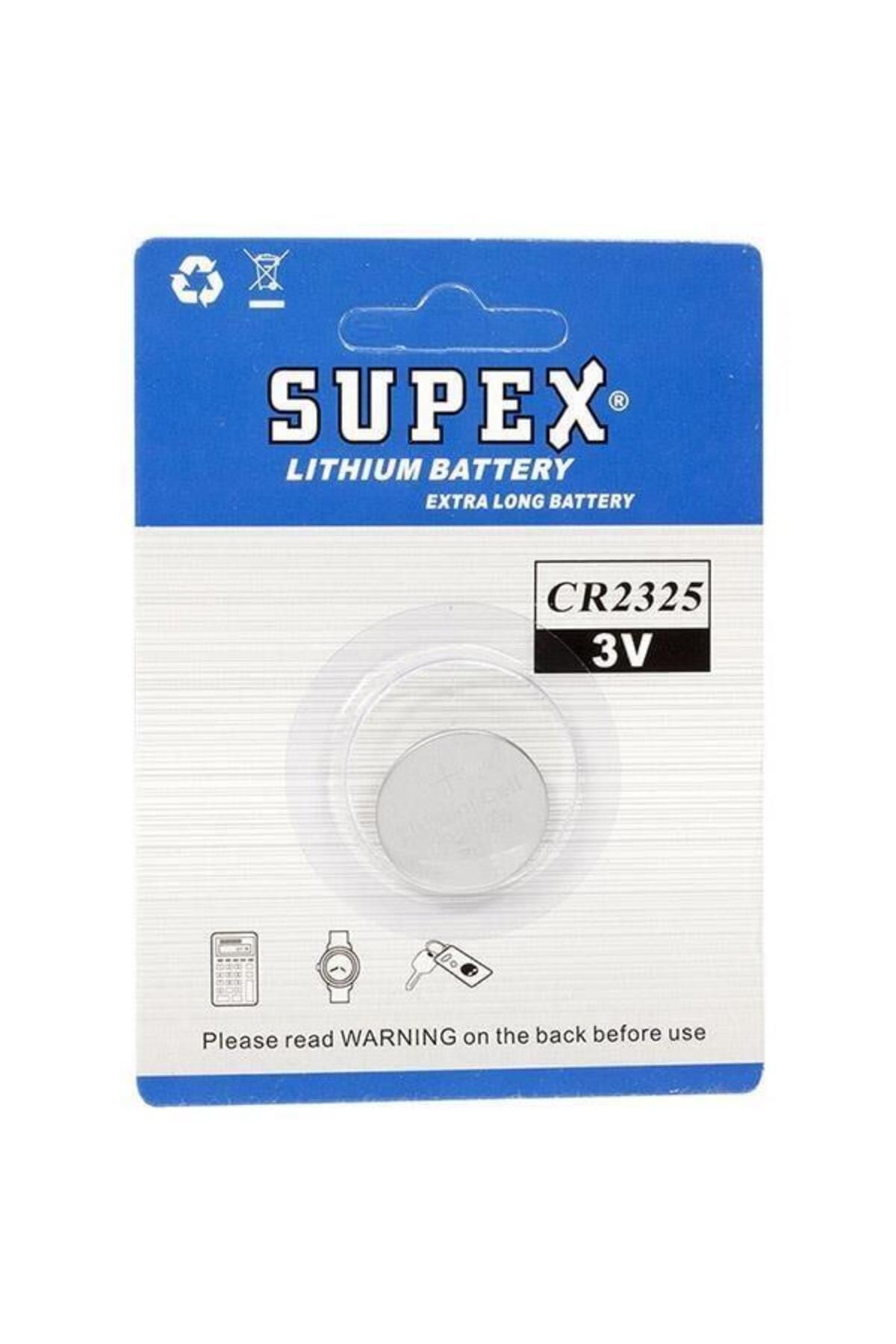 Modafiks Supex CR2325 3 Volt Lityum Pil Tekli