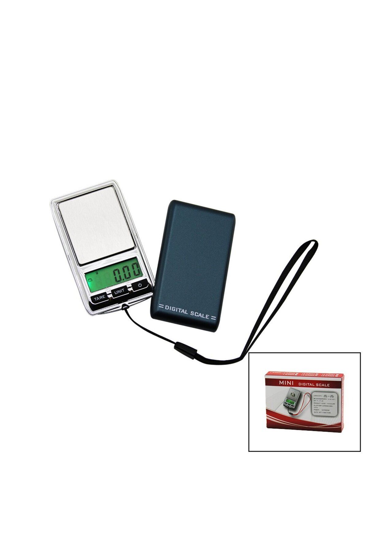 Emperium MINI DIGITAL SCALE MİNİ = 4.5X7.5CM HASSAS TARTI - TERAZİ 200GR / 0.01GR PİLLİ=1 X CR2032 (5122)