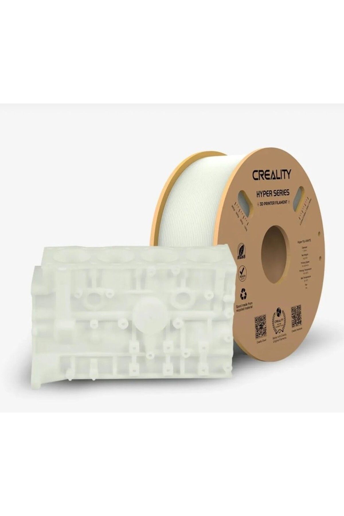 3desen Creality Hyper Abs White Beyaz 1.75mm 1kg
