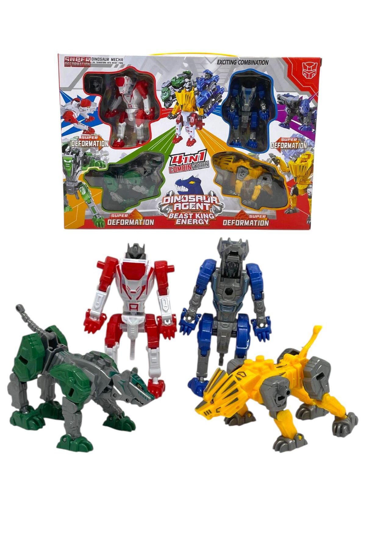 SCOWETTO Transformers 4 Lü Figür Set Oyuncak
