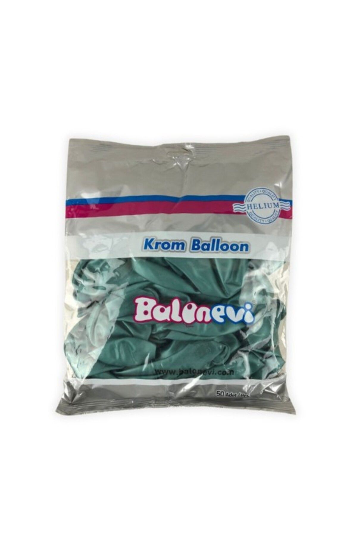 GLB BALON EVİ KROM BALON 12 İNÇ (30 CM ÇAP) 50'Lİ PAKET