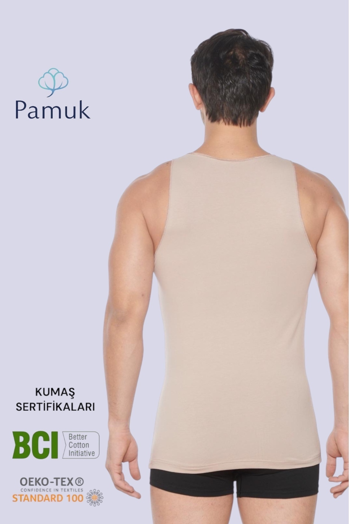 Katmirra Görünmez Erkek Atlet Her Ten Rengine Uyumlu Özel Renk Fit Kalıp görsel 4
