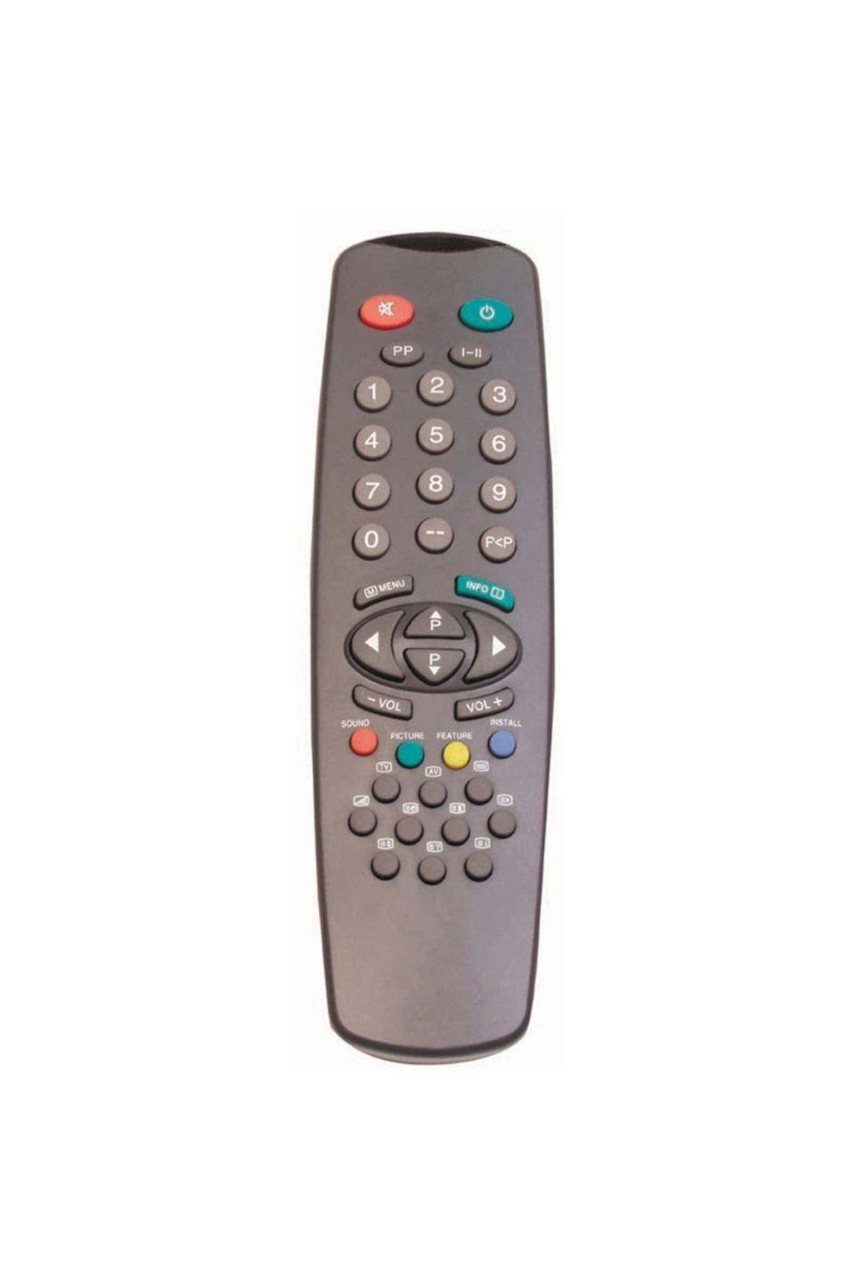 CENEN Vestel 1940 İnfolu Siyah Tv Kumanda