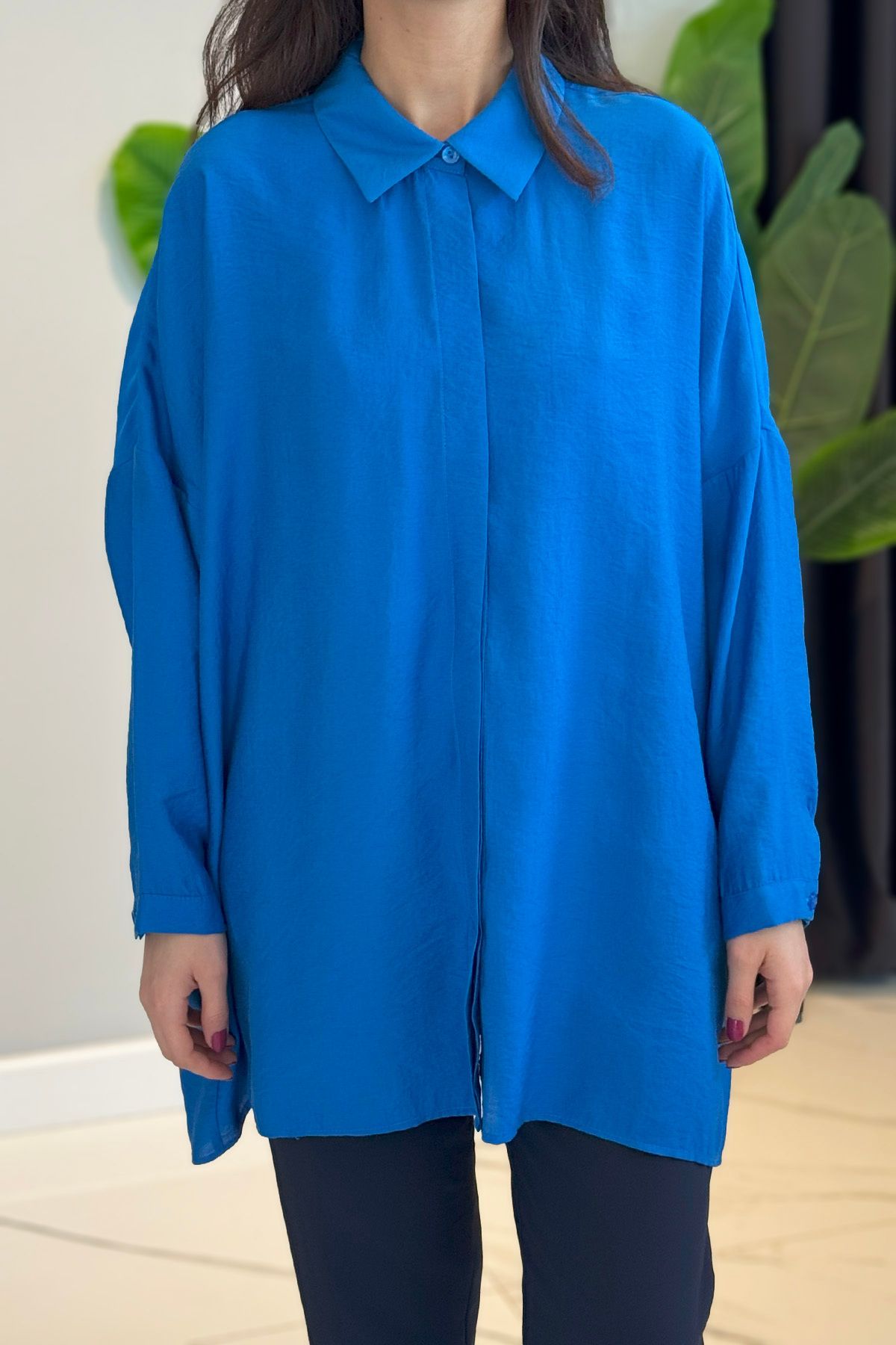 Nuss Gömlek Tunik 3001 Saks