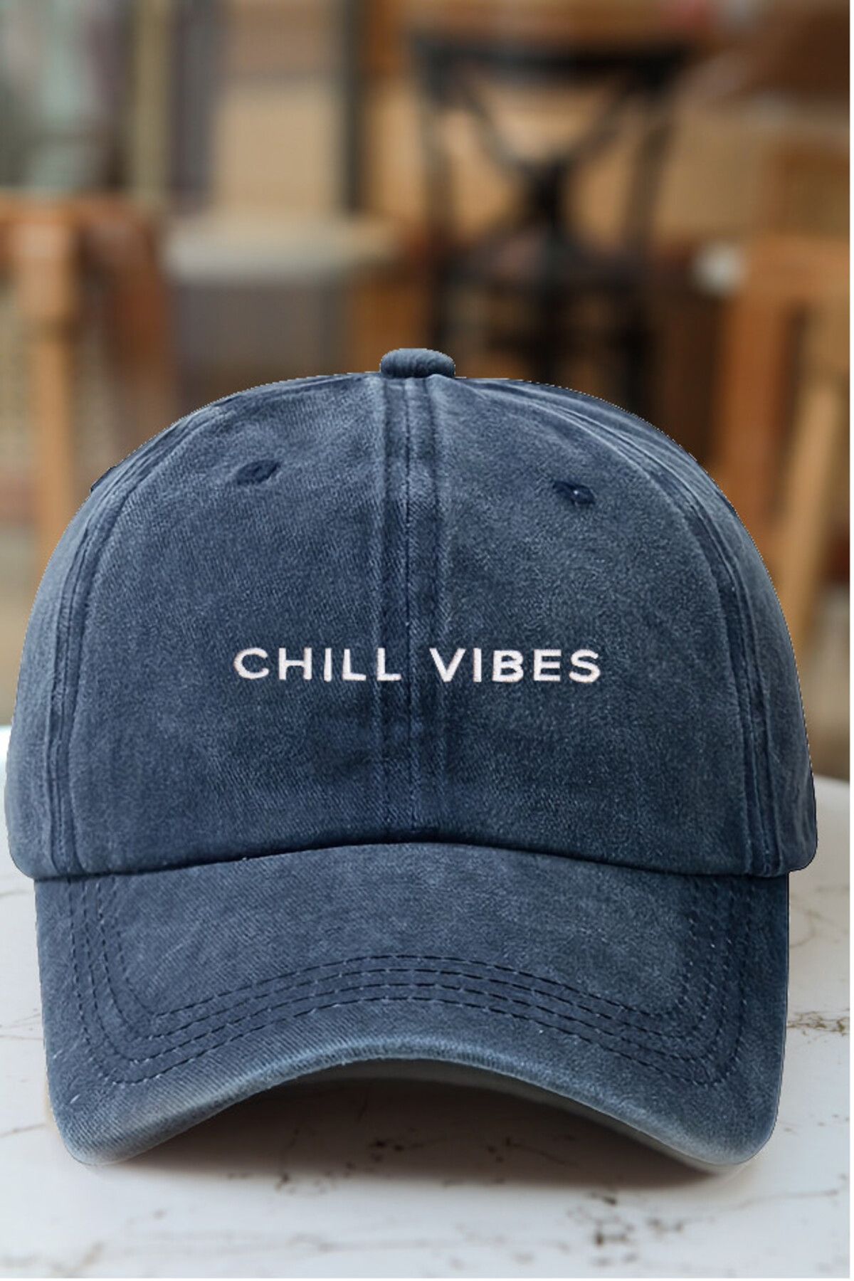 CAP BROS CHILL VIBES NAKIŞLI ESKİTME KEP ŞAPKA