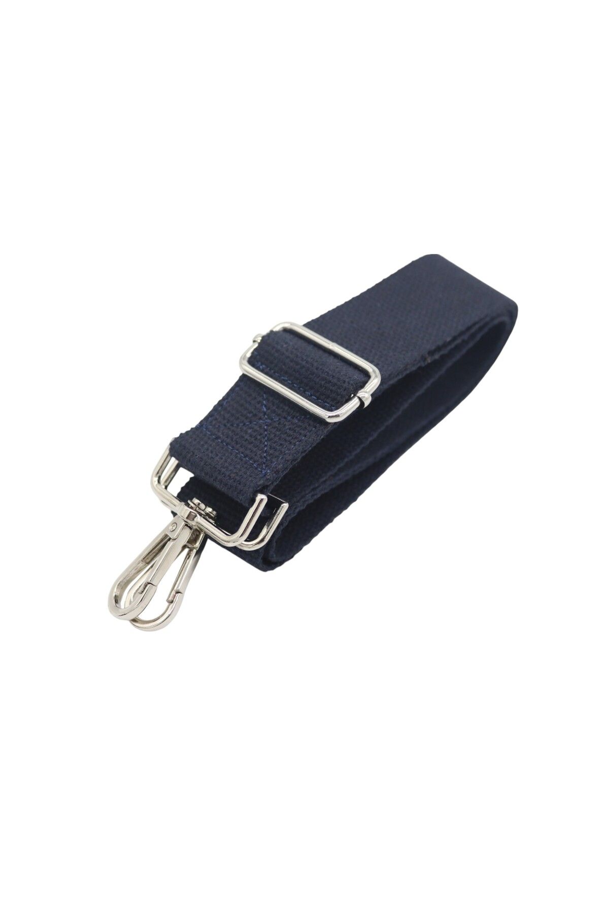 Anatolia 4cm eninde Lacivert pamuklu ayarlanabilir çanta omuz askısı 4cm x120 cm ,cotton bag strap