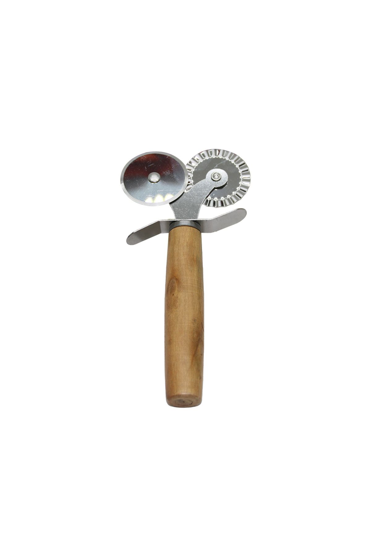 Emperium ÇİFT BAŞLI AHŞAP SAPLI HAMUR PİZZA RULETİ (5122)