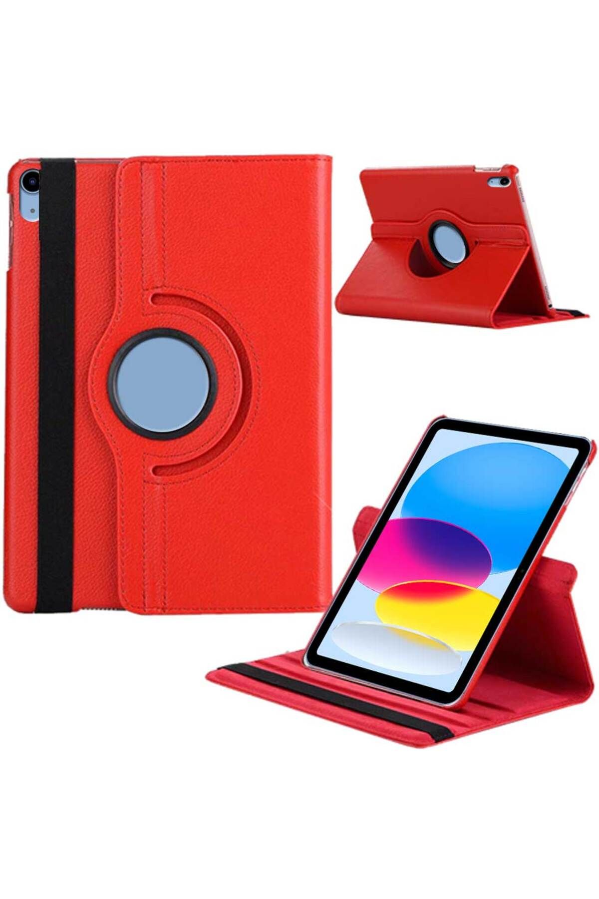 Tekamo Apple iPad 10. Nesil Uyumlu 10,9 inç A2696 A2757 Döner Standlı Tablet Kılıfı