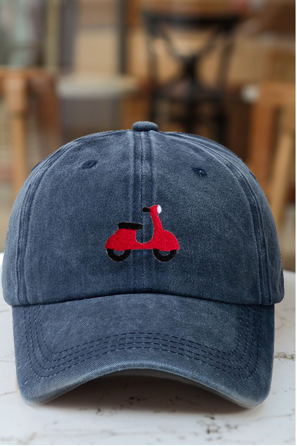 CAP BROS SCOOTER NAKIŞLI ESKİTME KEP ŞAPKA