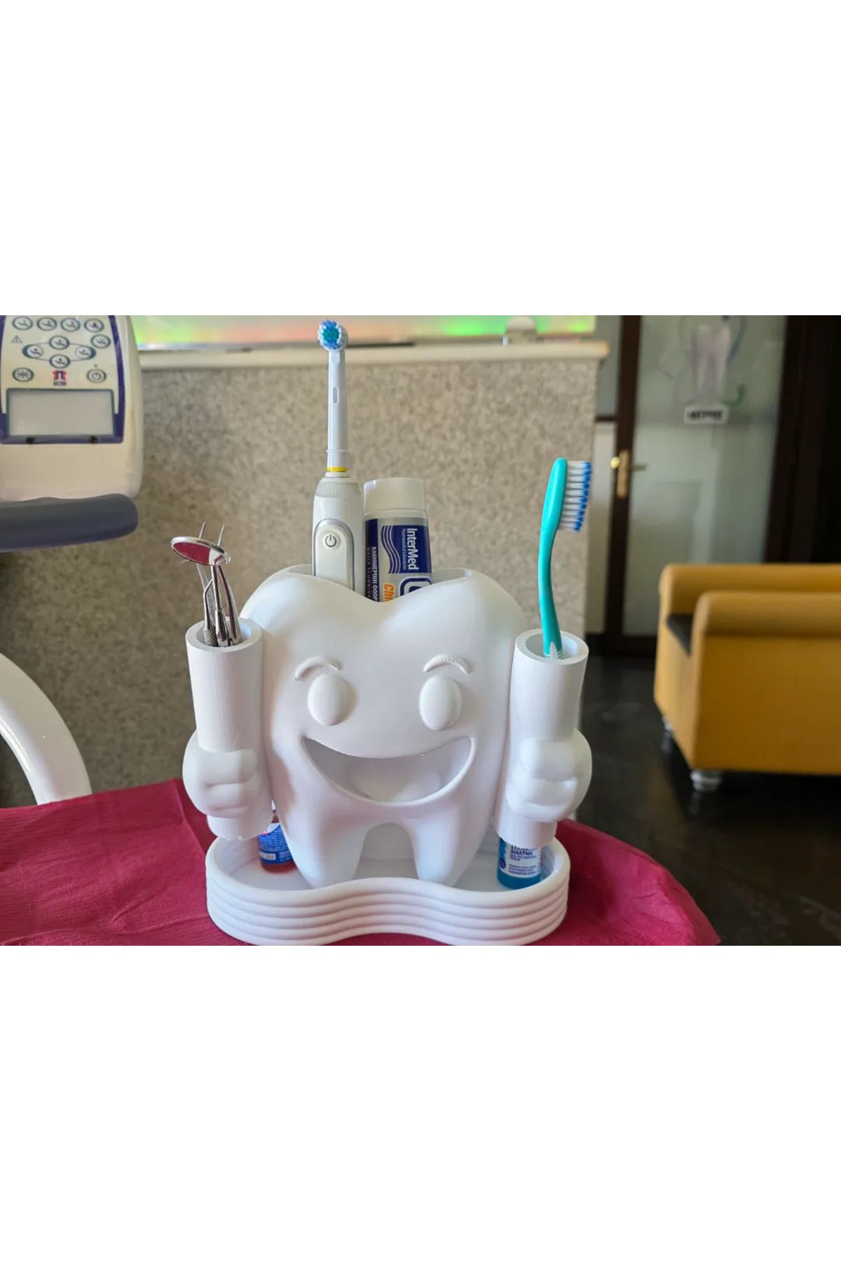 EmAy3d Diş Fırçası Diş Macunu Tutucu