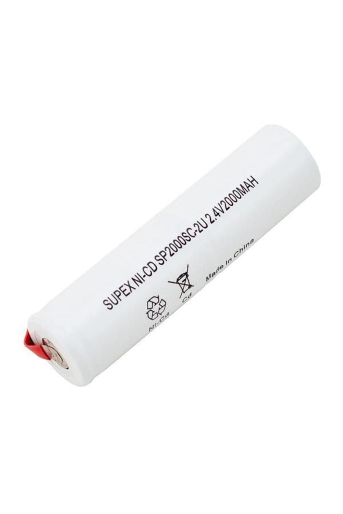 Modafiks Supex Üst Üste Dik 2'Li 2.4V 2000Mah Süpürge Pili