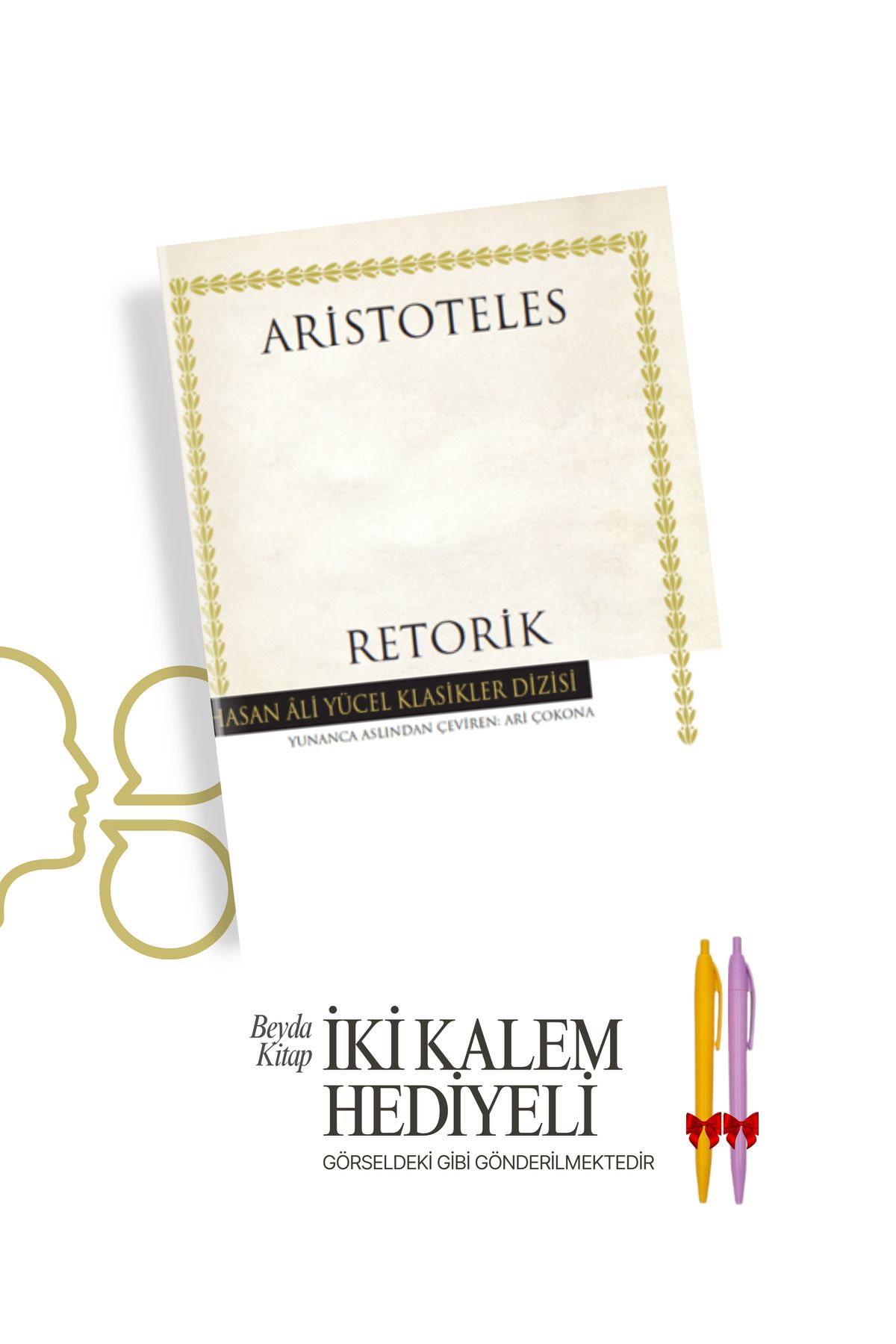TÜRKİYE İŞ BANKASI KÜLTÜR YAYINLARI Retorik - Aristoteles - İki Kalem Hediyeli - DKSYN28