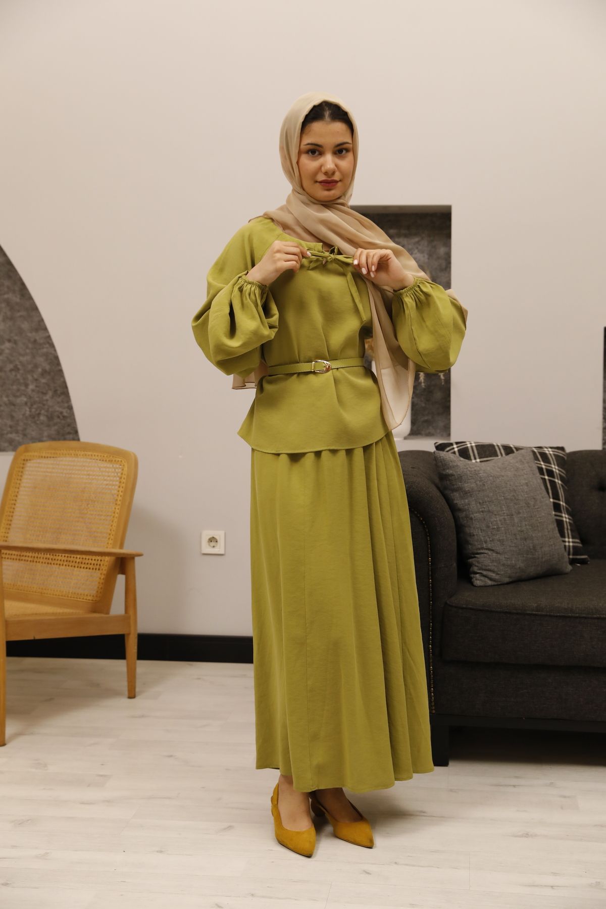 Butik MaxiKemerliElbise