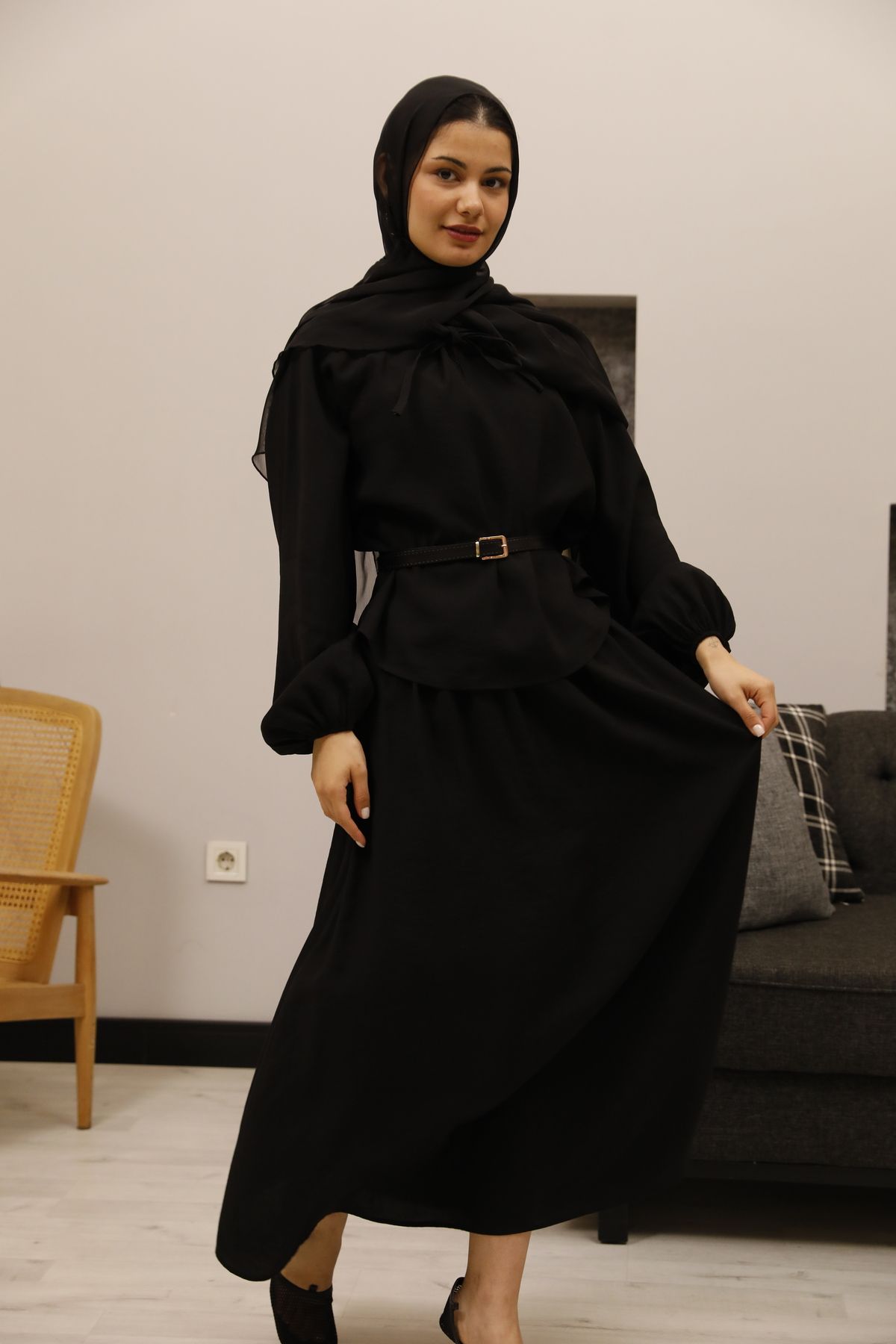 Butik MaxiKemerliElbise