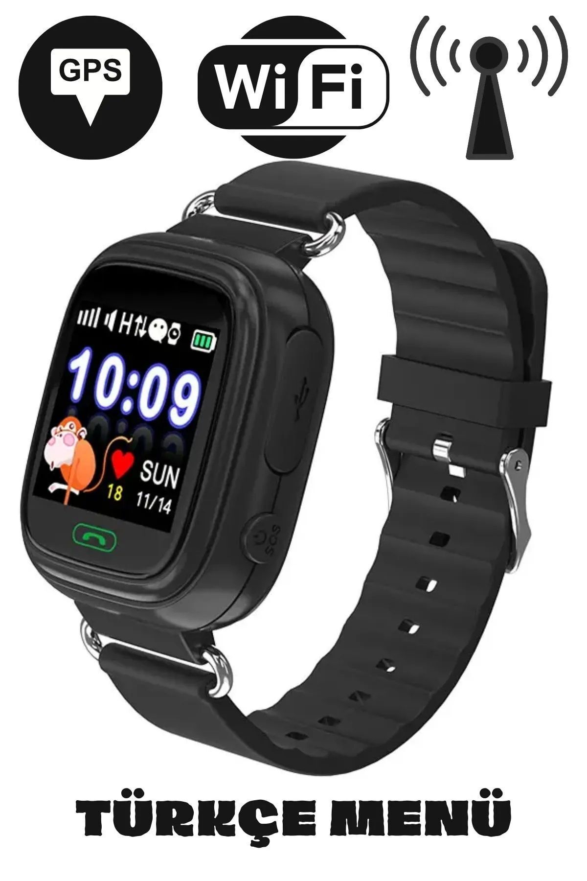 sımkartlı akıllı cocuk saatı gps takıp konusma btk kayıtlı Q90 serıı acıklama oku