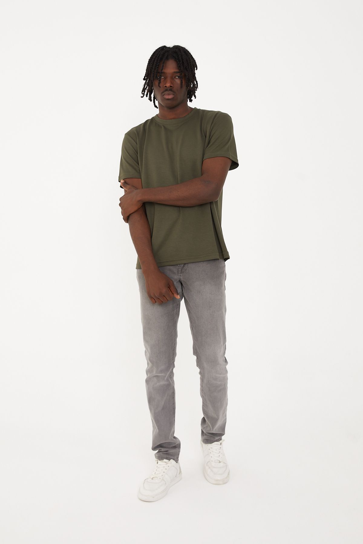 Pavotti Erkek T-shirt Modal Kumaş Regular Kesim