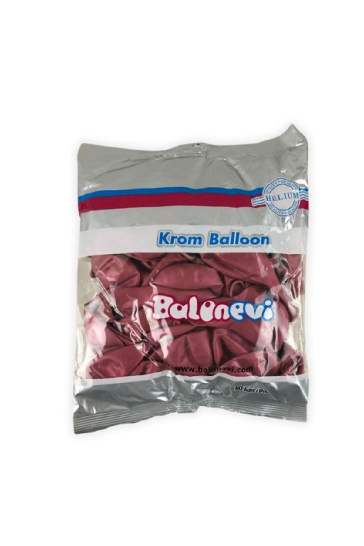 GLB BALON EVİ KROM BALON 12 İNÇ (30 CM ÇAP) 50'Lİ PAKET