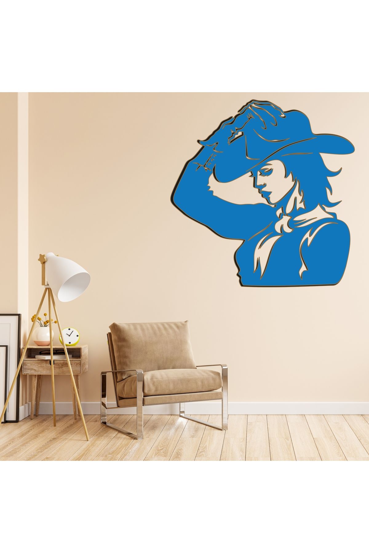 Grand Fine Art Parça Renkli MDF Tablo Kovgirl