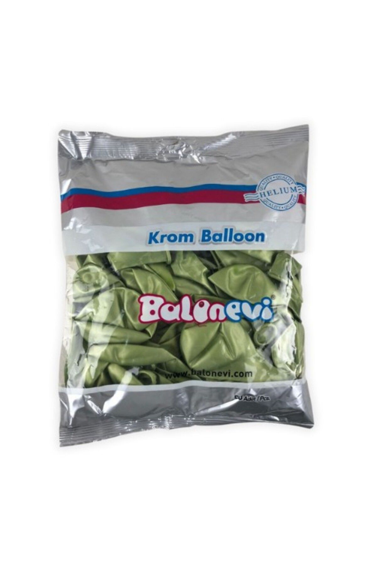 GLB BALON EVİ KROM BALON 12 İNÇ (30 CM ÇAP) 50'Lİ PAKET