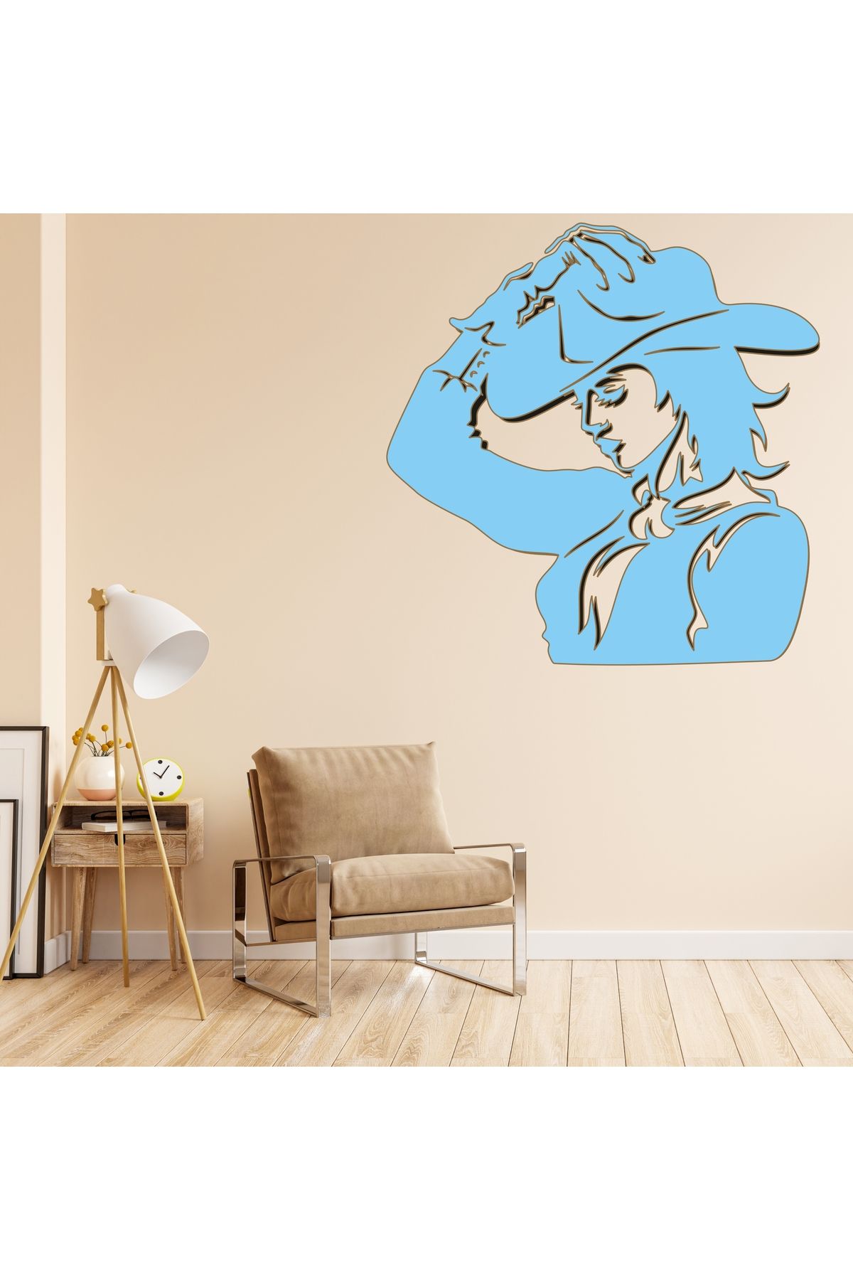 Grand Fine Art Parça Renkli MDF Tablo Kovgirl
