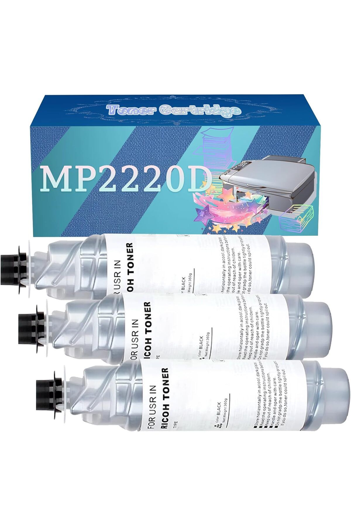 Ricoh 2220D MUADİL MP2510/2352/2852/2853/3352 (11K) YÜKSEK KAPASİTE TONER 3 ADET