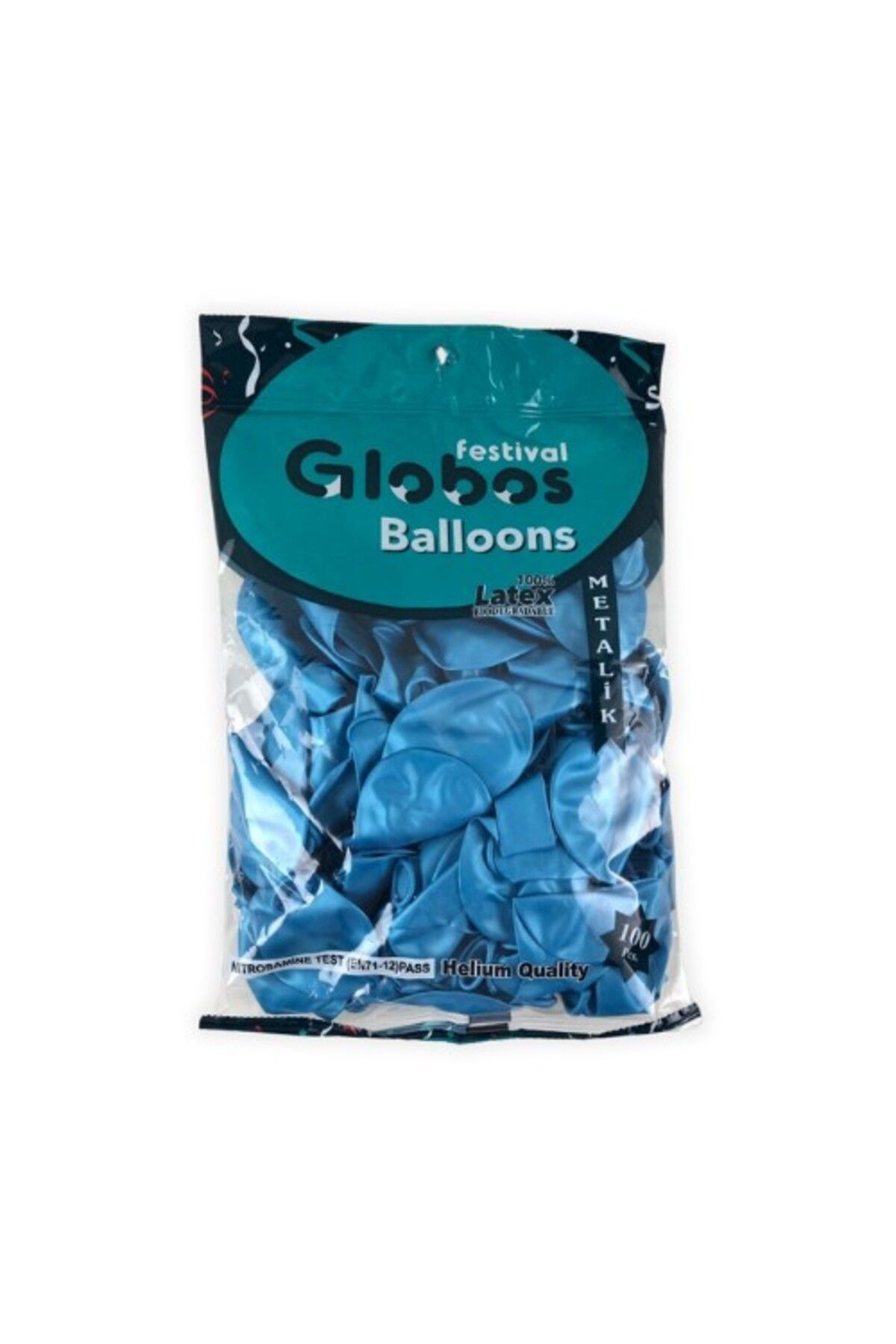 GLB METALİK BALON 12 INÇ (30 CM ÇAP) 100'LÜ PAKET