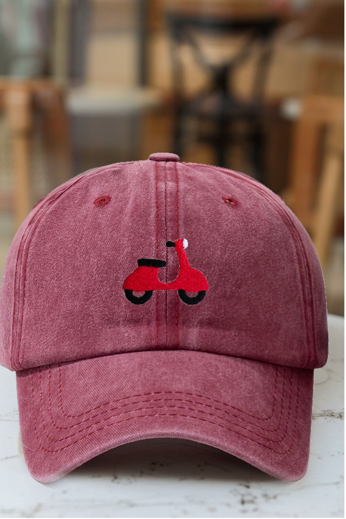 CAP BROS SCOOTER NAKIŞLI ESKİTME KEP ŞAPKA