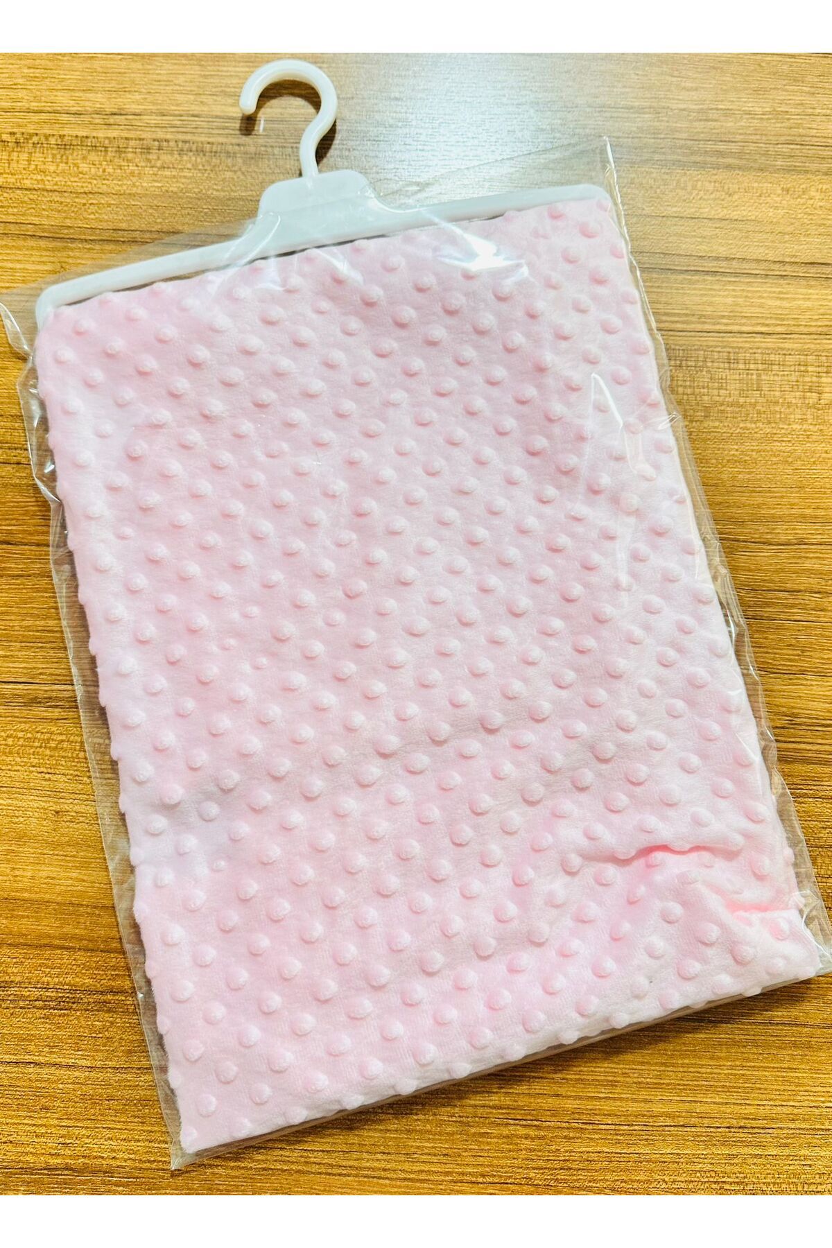 Sönmez Baby NOHUT DESEN YUMUŞAK PELUŞ KADİFE BEBE BATTANİYE