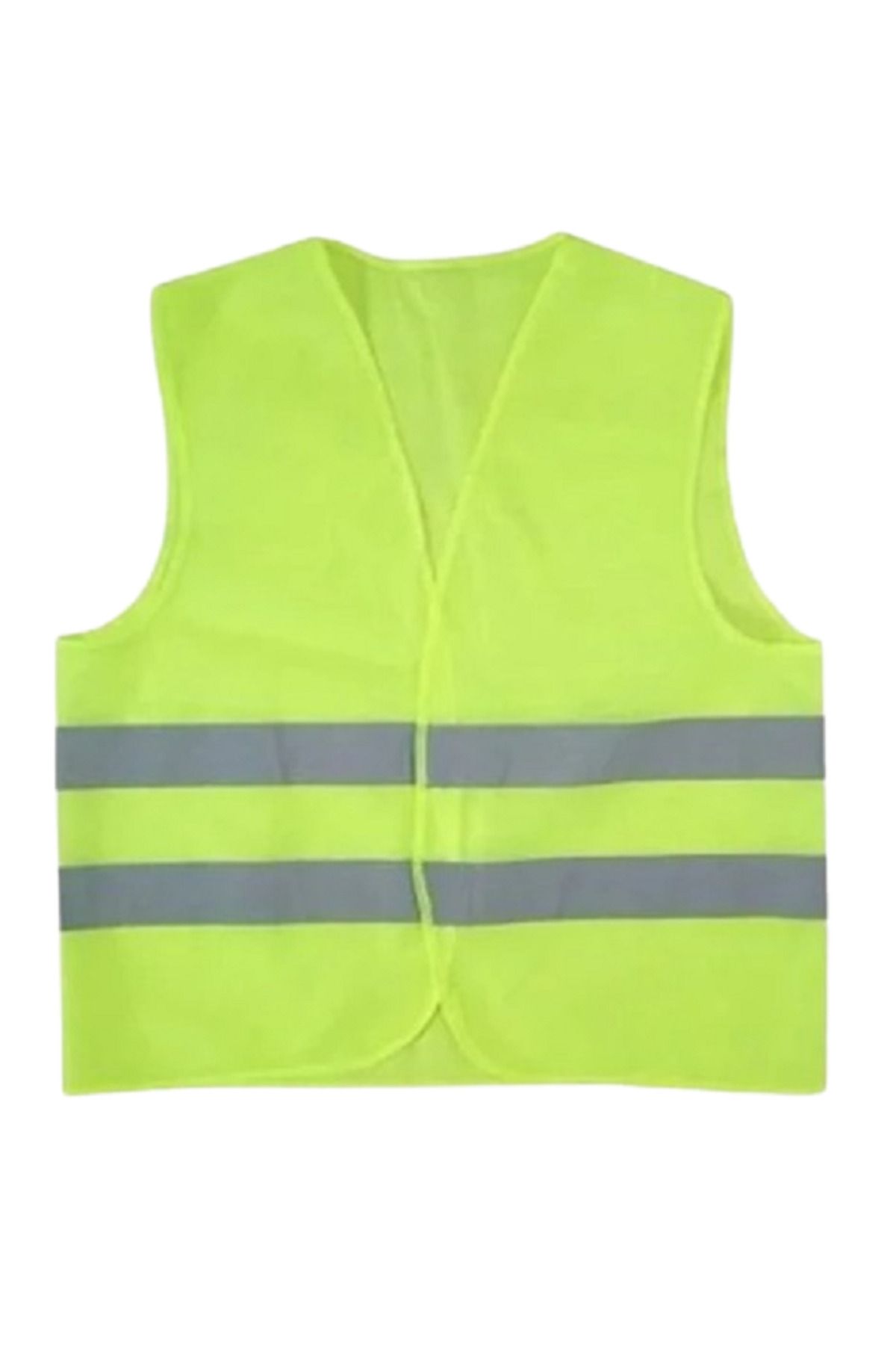YTO Turuncu/yeşil Fosforlu Ikaz Ve Reflektörlü Güvenlik Yeleği - Unisex