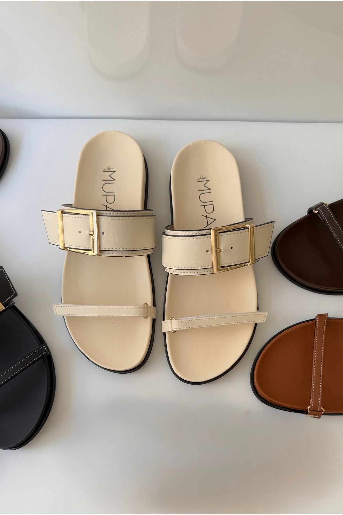 Mupa Shoes Kadın Terlik BEJ