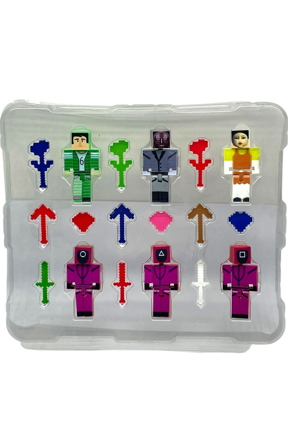 SCOWETTO-Squid Game 18 Piece Set of 6 Figures Toy 2