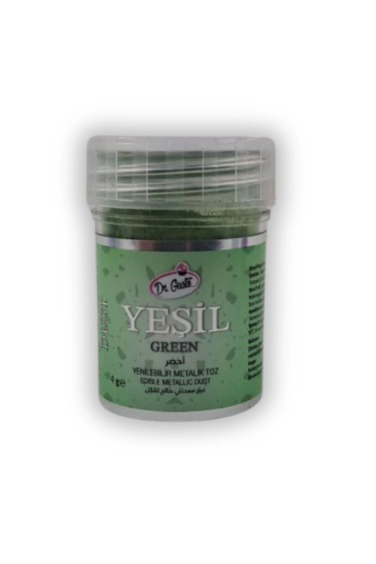 Dr. Gusto Yeni̇lebi̇li̇r Metali̇k Toz 4 Gr
