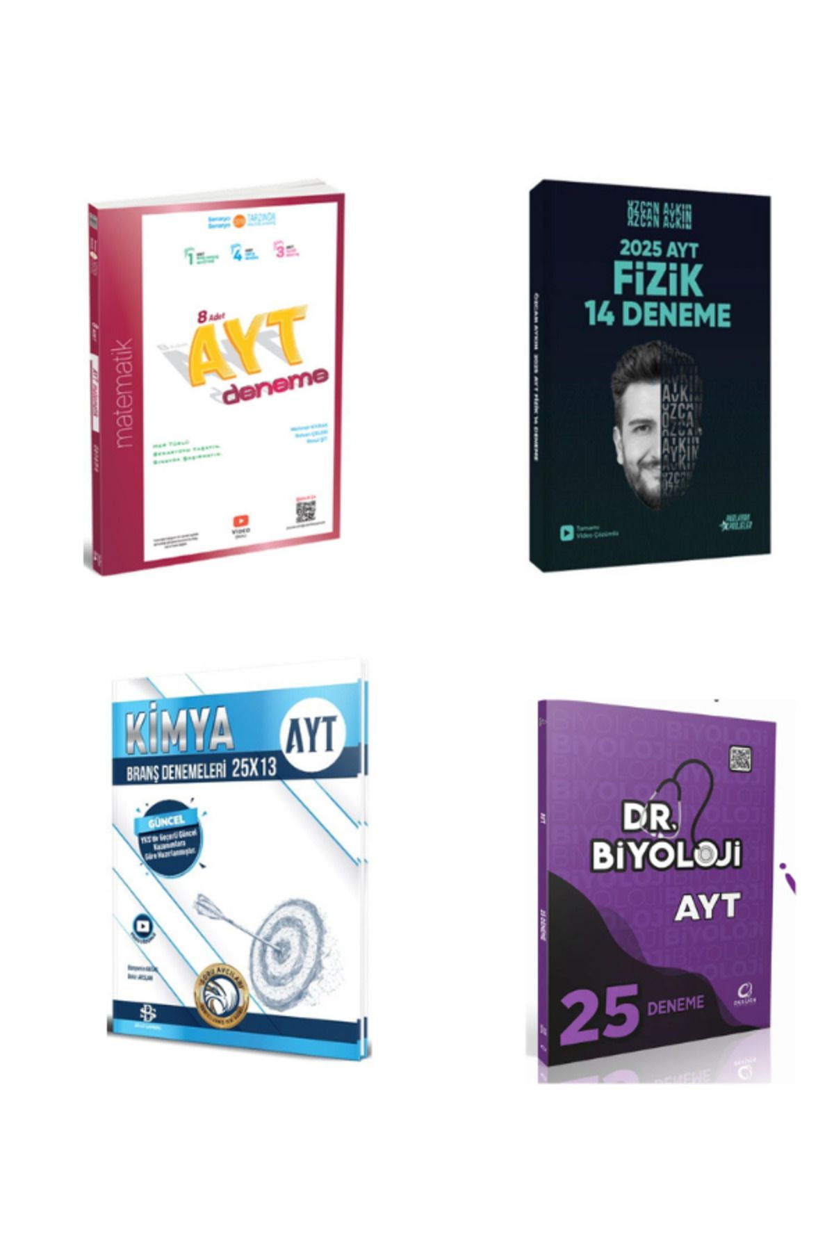 Benim Hocam Yayınları 2025 üçdörtbeş ayt matematik özcan aykın fizik sarmal kimya dr biyoloji ayt biyopsi deneme