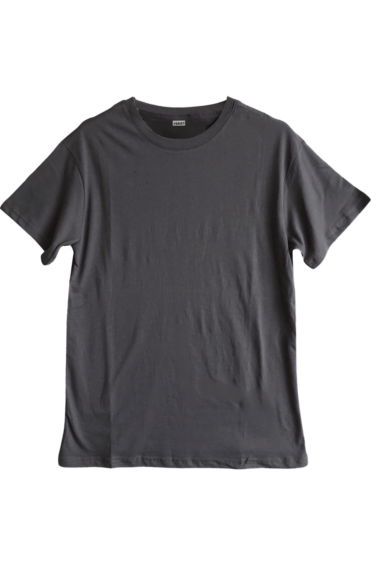 FERİST UNISEX Bisiklet yaka Basic T-Shirt
