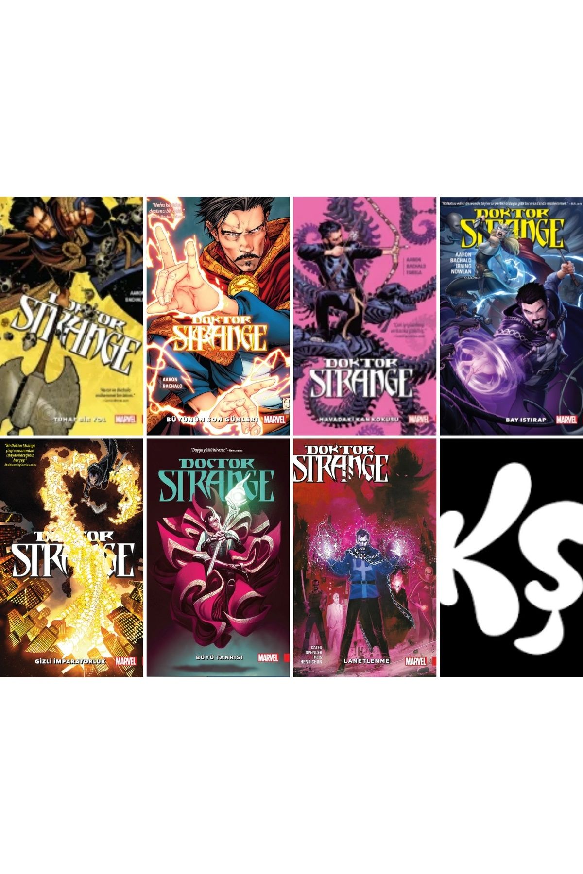 Arka Bahçe Yayıncılık Doktor Strange 1-2-3-4-5-6-7 set (7 kitap)