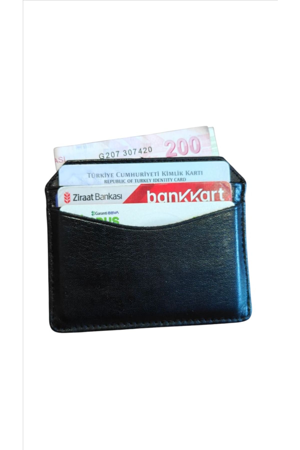 کیف پول مردانه نگهدارنده کارت چرمی واقعی و AN-GA AVM
