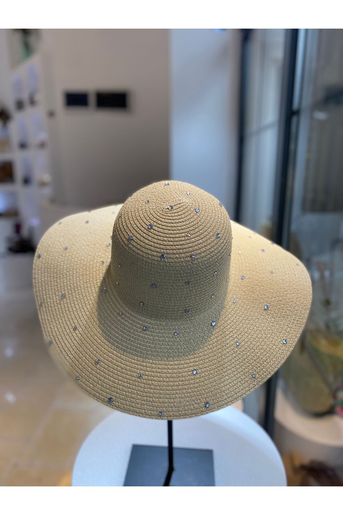 ZeynepKeskinDesign Hasır Şapka, Örgü Hasır Şapka, Plaj Şapkası