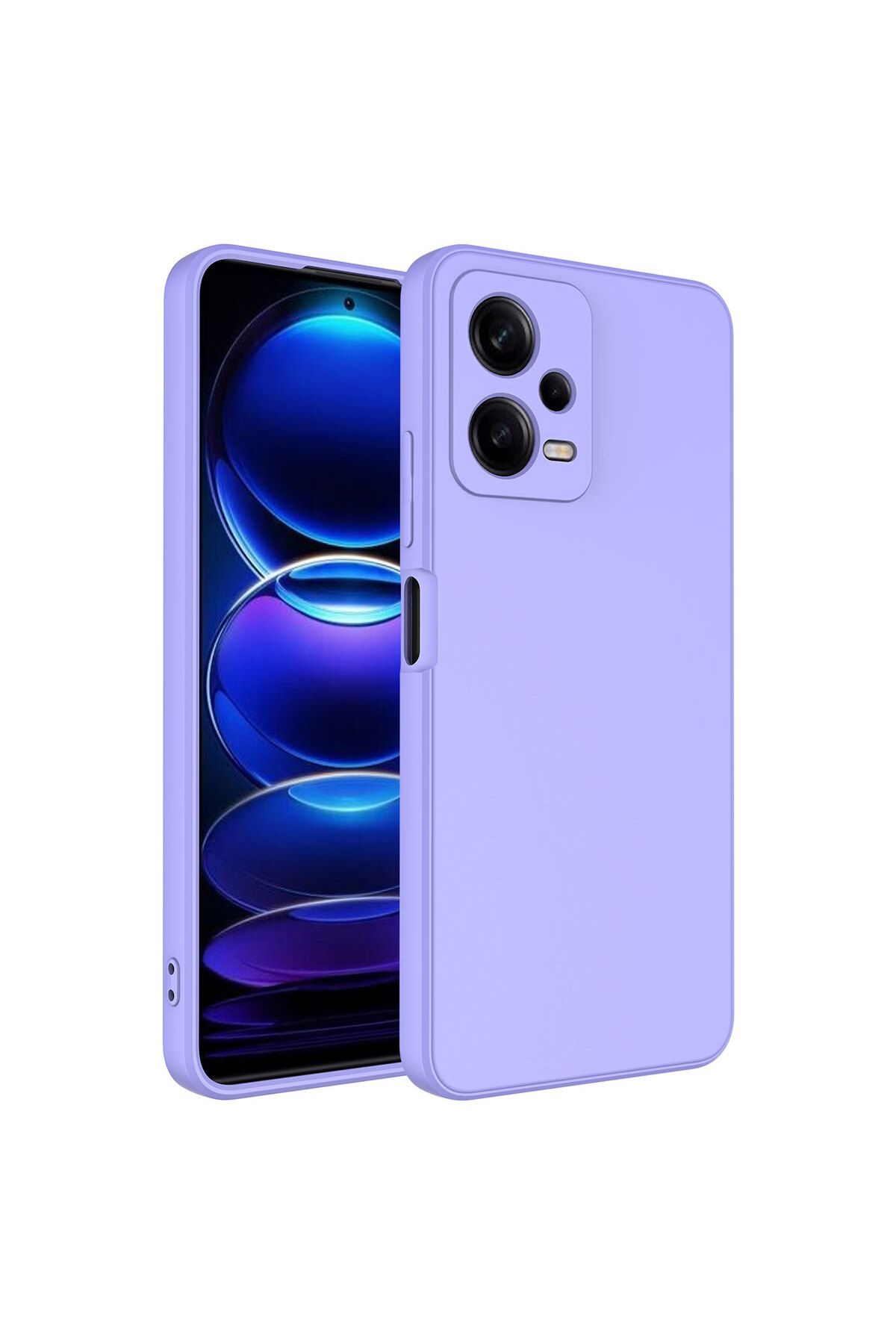 halkhouse Xiaomi Redmi Note 12 Pro 5G Kılıf Renkli Esnek Kırılmaz Yüksek Koruma Silikon Marra Kapak
