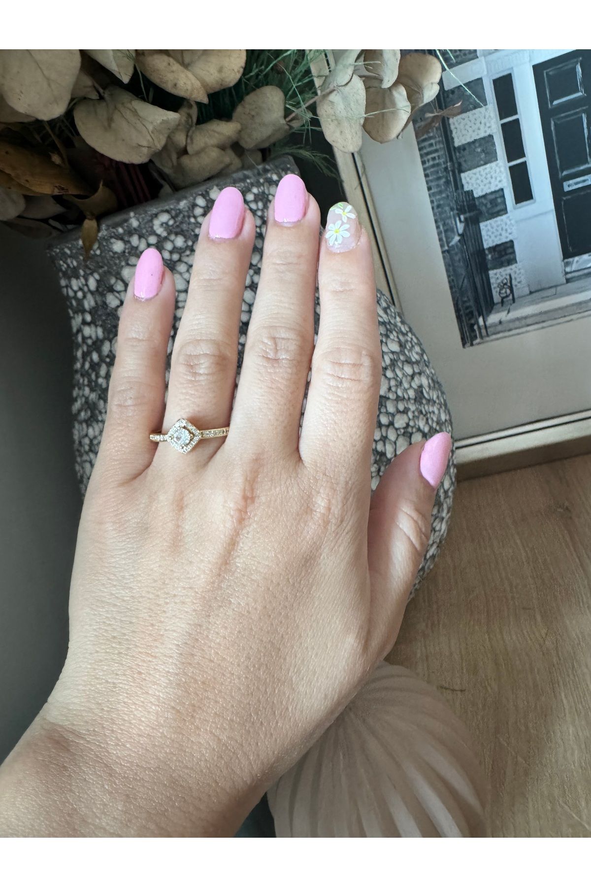 Gilia Jewelry Zirkon Taşlı Ayarlanabilir Yüzük