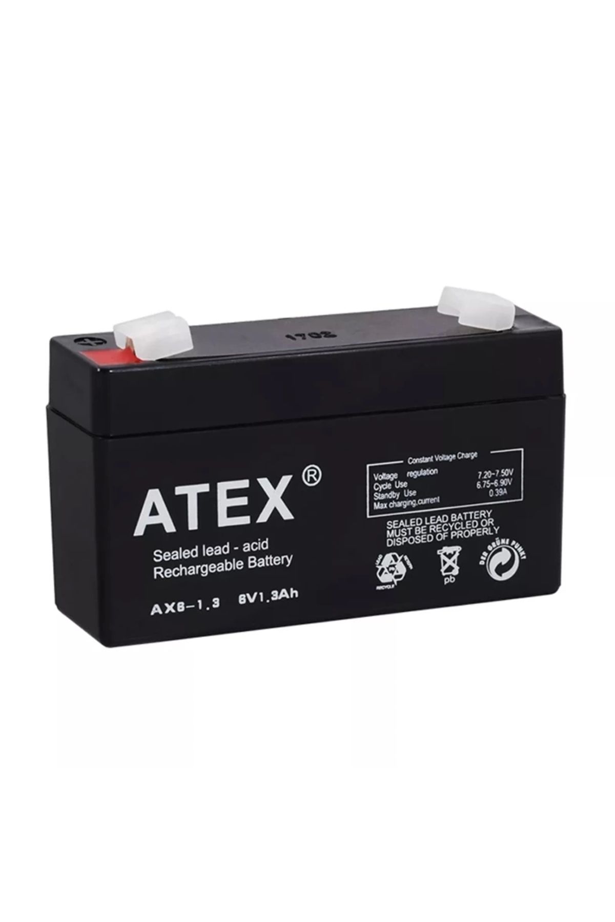 CENEN Akü 6 Volt 1.3 Amper Atex Akü ( 98 X 25 X 52 Mm )