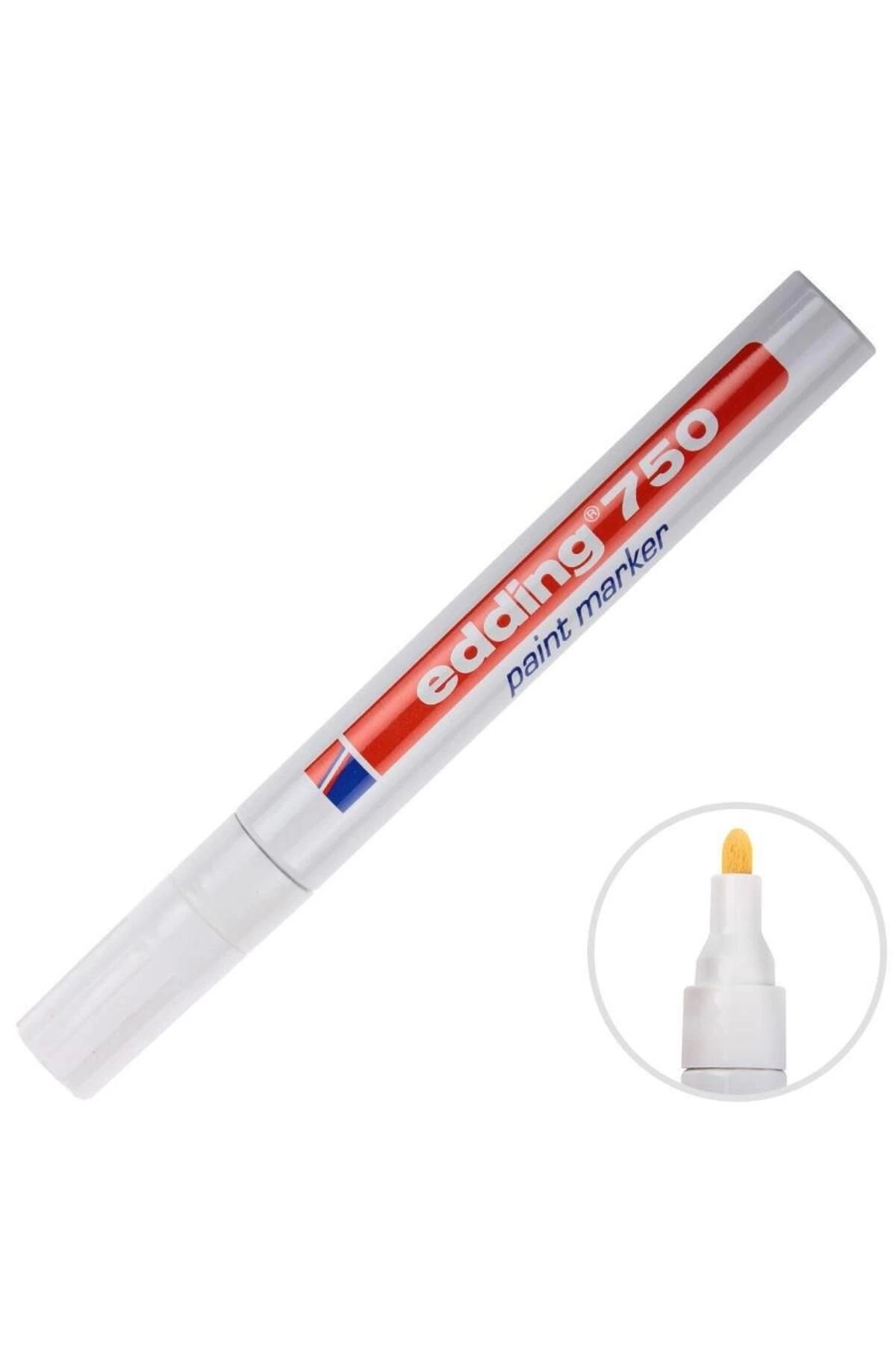 Edding-White Round Tip 750 Paint Marker Pen 1