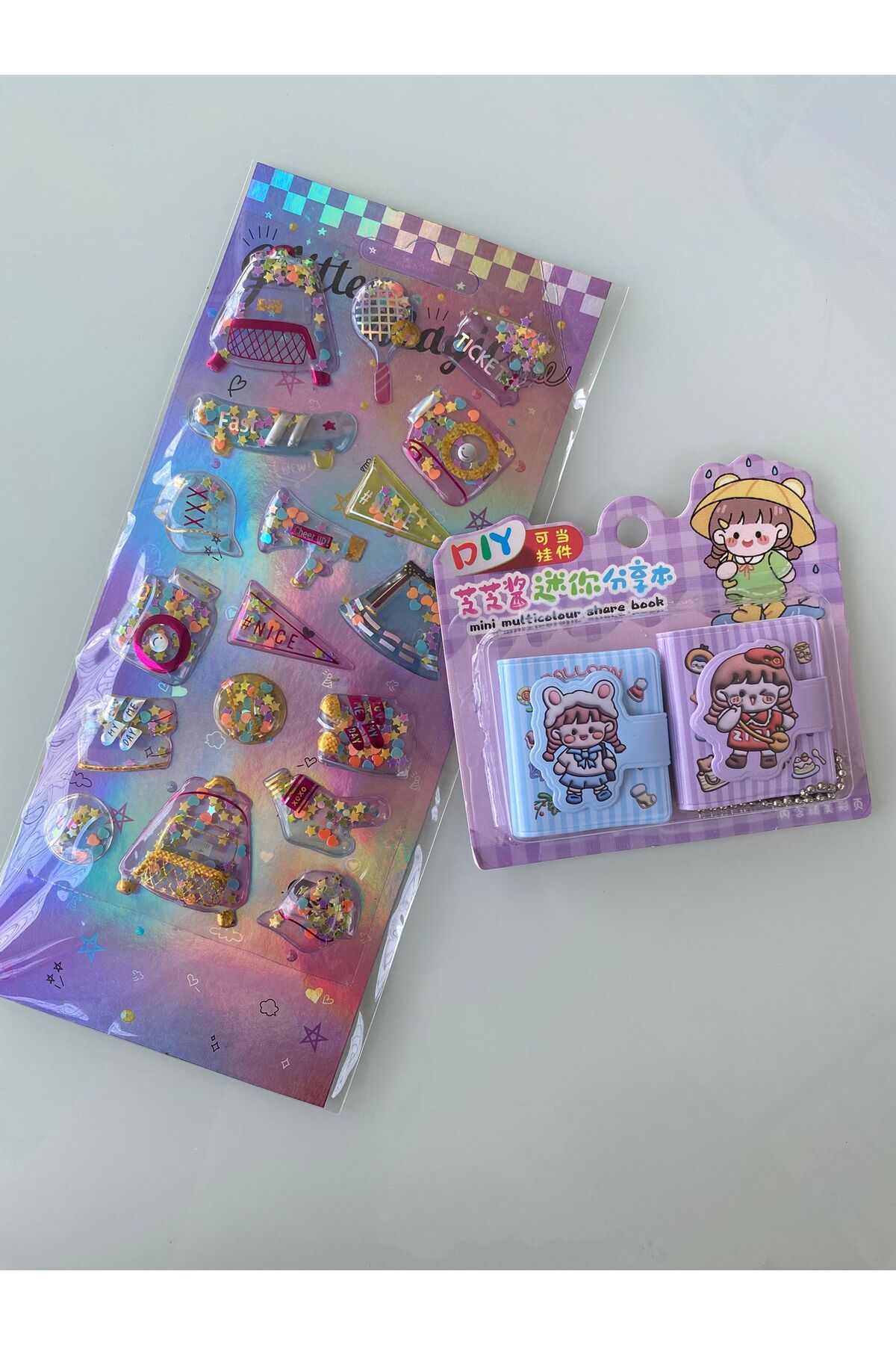 ŞİMŞEK BİJUTERİ MİNİK NOT DEFTERİ VE STİCKER SET