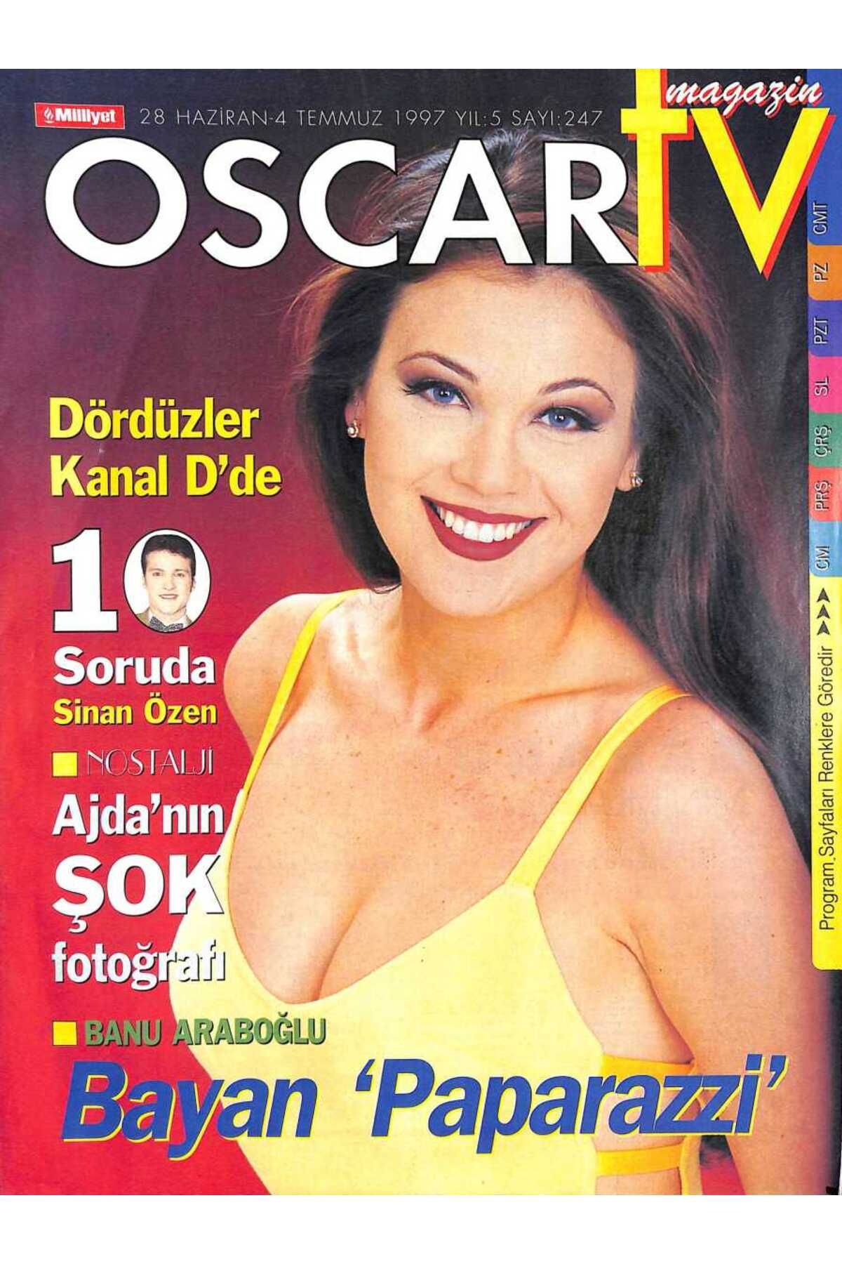 Gökçe Koleksiyon Milliyet Oscar TV Magazin Dergisi 28 Haziran-4 Temmuz 1997 Sayı 247 - Ajda Pekkanı Hiç Böyle Gördün