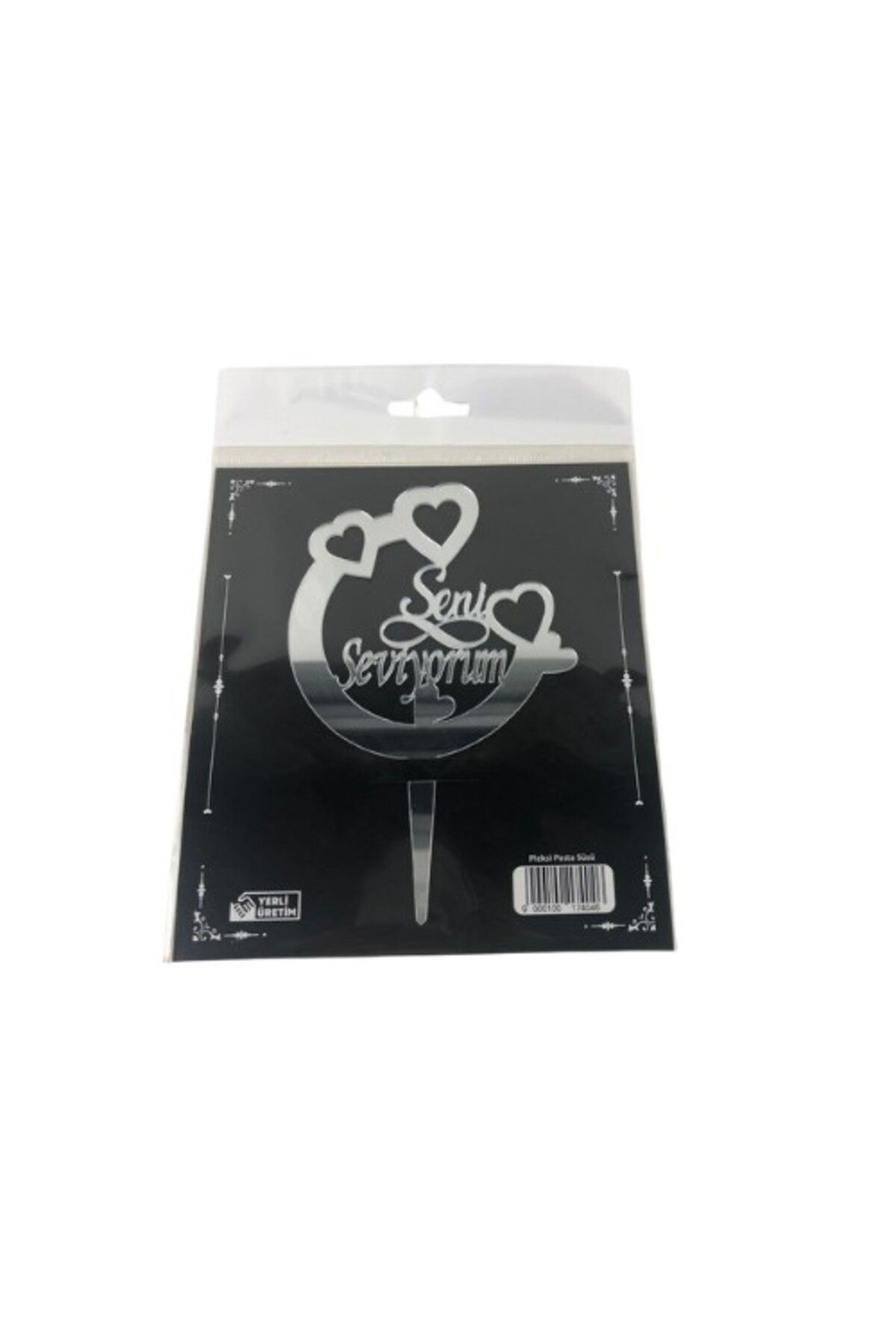 shop PLEKSİ SENİ SEVİYORUM GÜMÜŞ