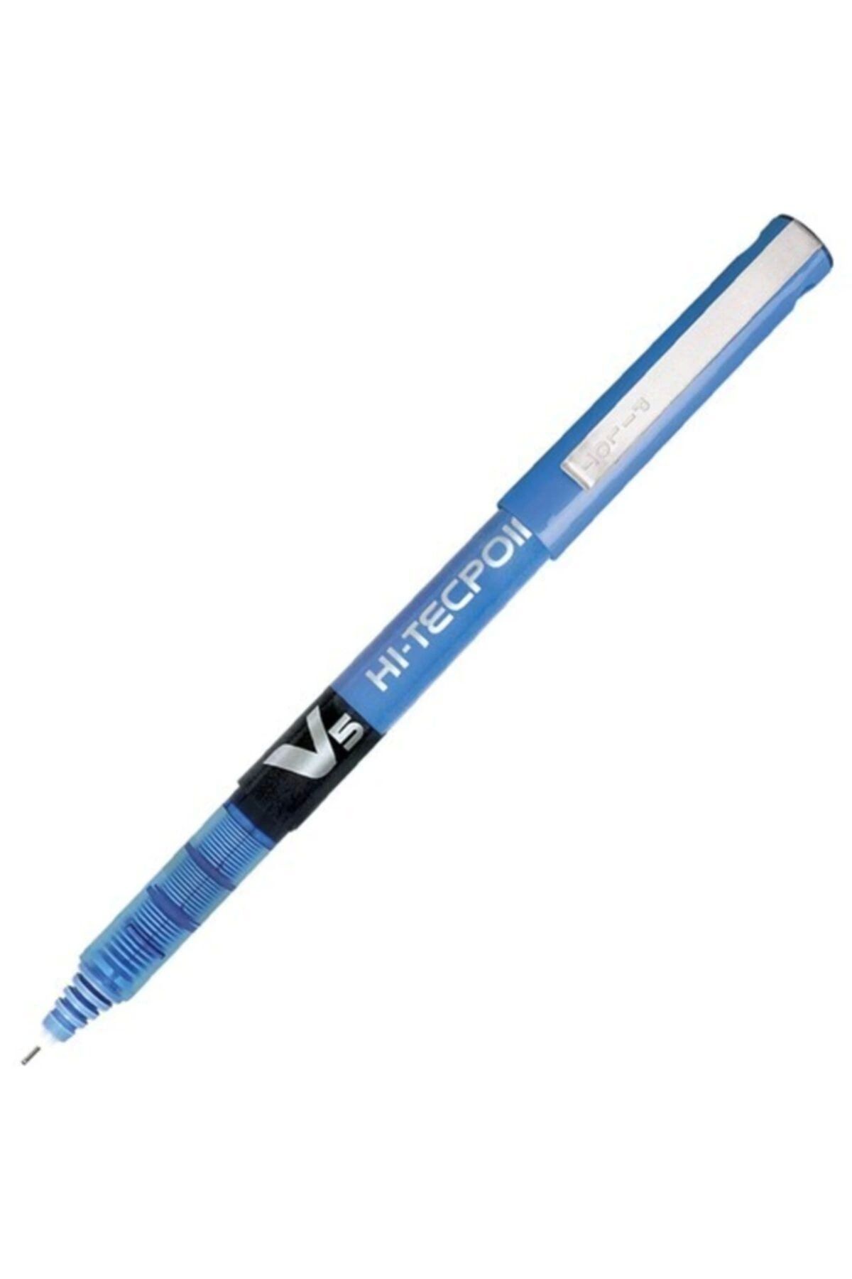 Pilot-Hi-Tecpoint Rollerball Pen - 0.5 mm Blue, Bx-V5-L 2