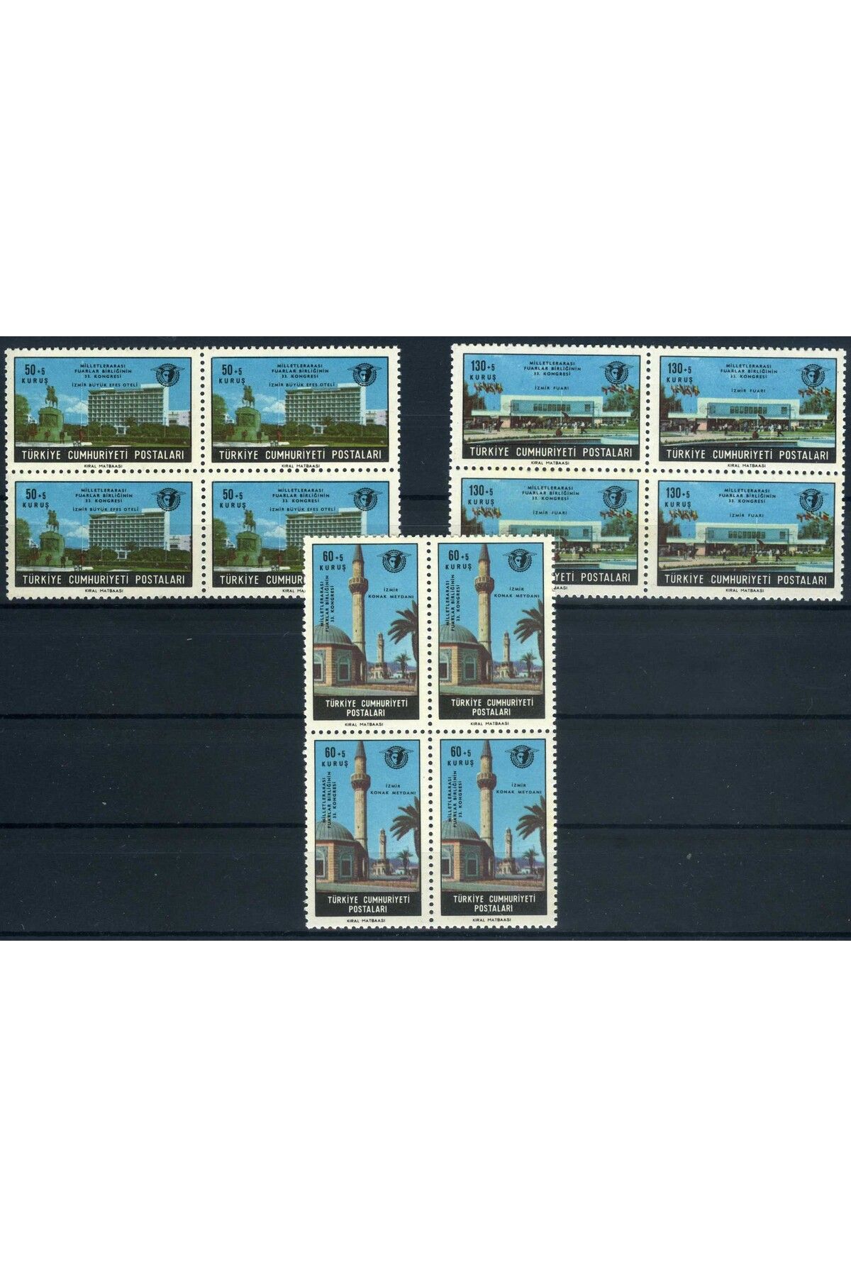 Jupiter Stamps Koleksiyon Pulları,Fuarlar Konulu Pul Serisi,4'lü Blok,Damgasız,Konsept Hediyelik,Hobi ,ASB-88822167