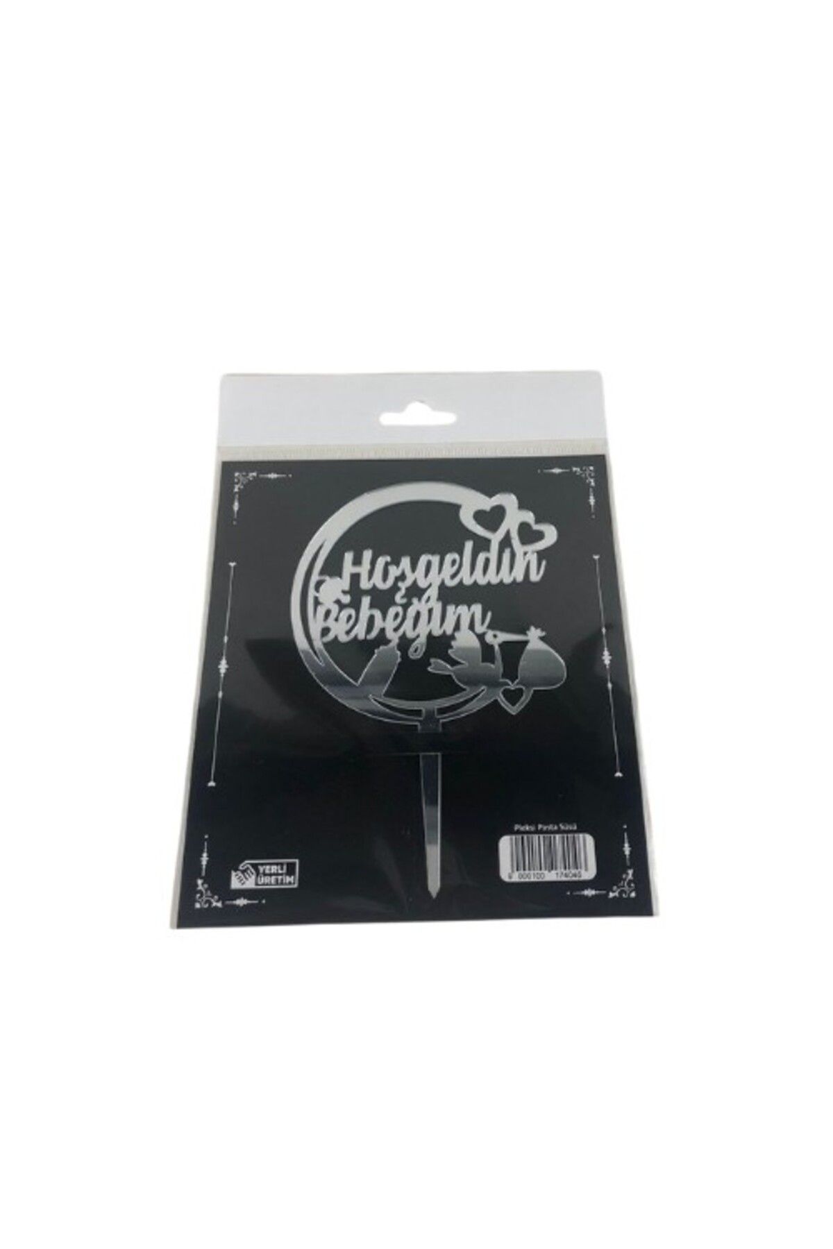 shop PLEKSİ HOŞGELDİN BEBEĞİM GÜMÜŞ